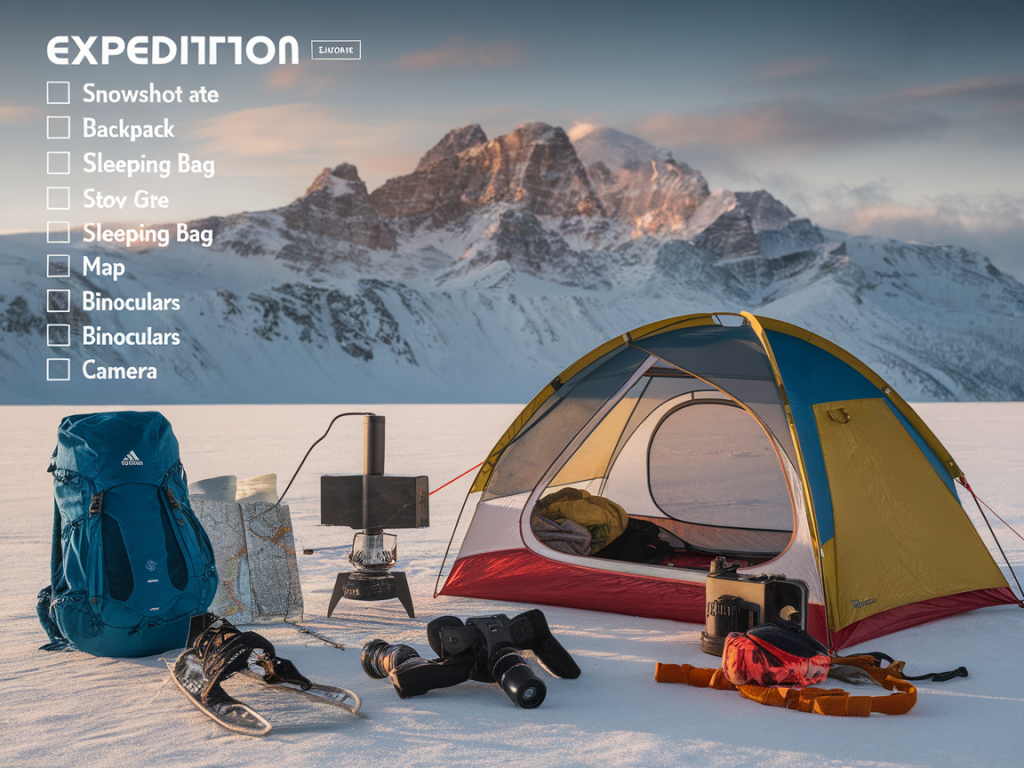 Checklist de matériel pour une expédition hivernale respectueuse de la biodiversité