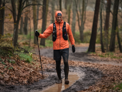 Quelle routine d'échauffement et quel matériel utiliser pour un trail matinal en terrain boueux sans abîmer les sentiers