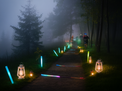 Comment préparer une sortie trail de nuit en forêt brumeuse sans perturber les mammifères nocturnes