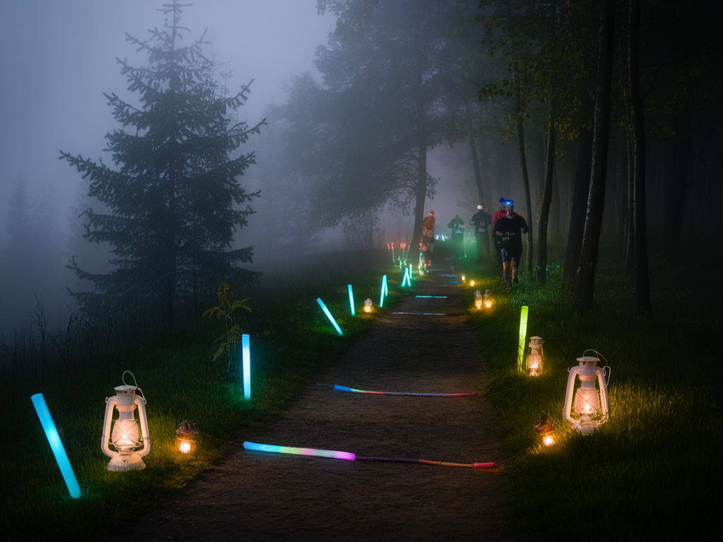 Comment préparer une sortie trail de nuit en forêt brumeuse sans perturber les mammifères nocturnes