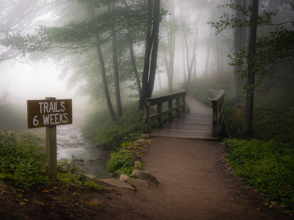 Quel plan d'entraînement trail (6 semaines) pour courir en forêt brumeuse tout en minimisant son empreinte écologique